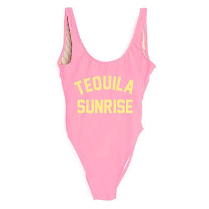 TEQUILA SUNRISE New Sexy Swimwear Women Female Bathing Suit Monokini Beach Backless Bikini Swim Wear