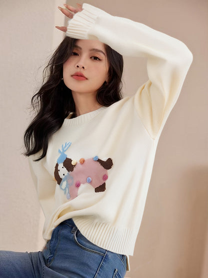Soft and Lazy Korean-Style Knit Top for Women