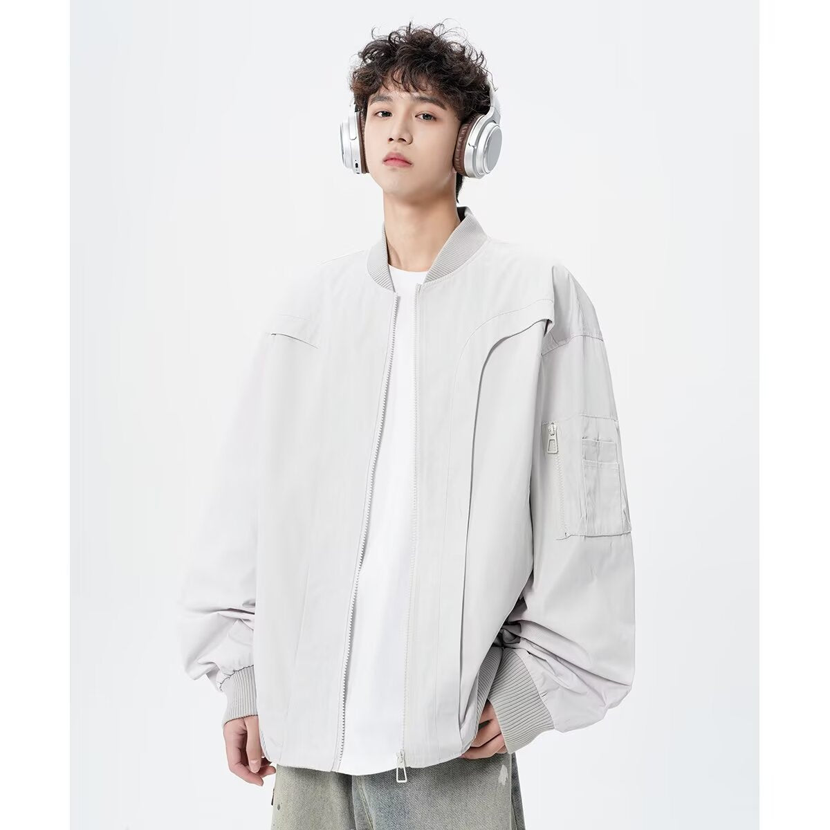 Deconstructing Pilot Jacket for Men in Spring