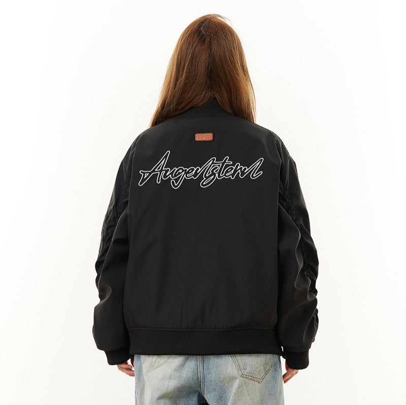 Velcro flight jacket for men and women