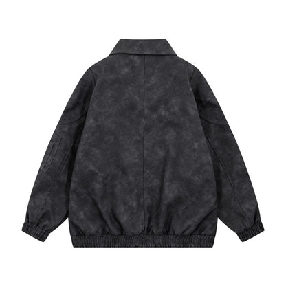 Suede collar jacket for women