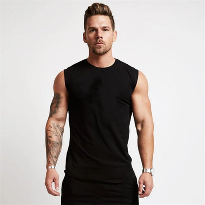 Muscleguy Brand Gyms Clothing Workout Sleeveless Shirt Tank Top